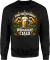 Piwo ukształtowało to wspaniałe ciało siłacz Męska bluza 