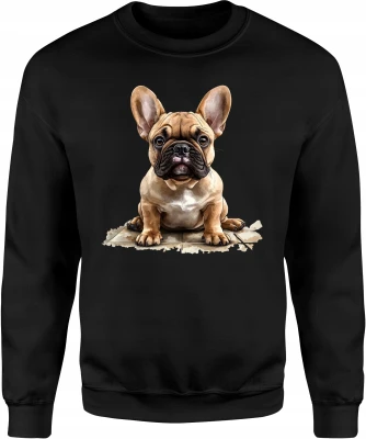 Buldog francuski puppy dog Męska bluza