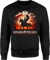 Husaria Polska skrzydlata jazda orzeł historyczny Męska bluza 