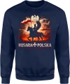 Husaria Polska skrzydlata jazda orzeł historyczny Męska bluza 