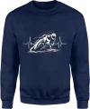 Motocykl Sportowy Ścigacz Racing Rider Prędkość Męska bluza 
