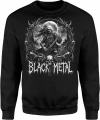 Black metal gitarzysta mroczny koncert Męska bluza 