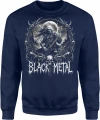 Black metal gitarzysta mroczny koncert Męska bluza 