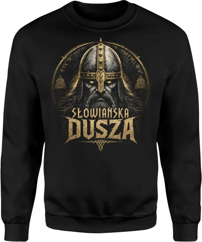 Słowiańska dusza wojownik legenda kultura słowian Męska bluza 