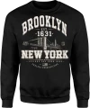 Brooklyn New York USA urban city Męska bluza 