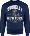 Brooklyn New York USA urban city Męska bluza 