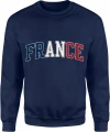 France flaga Francji europejski kibic paris Męska bluza 
