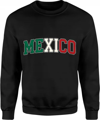 Mexico flaga Meksyk latino fiesta wakacje Męska bluza