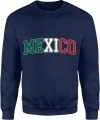 Mexico flaga Meksyk latino fiesta wakacje Męska bluza 