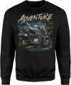 Adventure is calling and i must go motocykl Męska bluza 