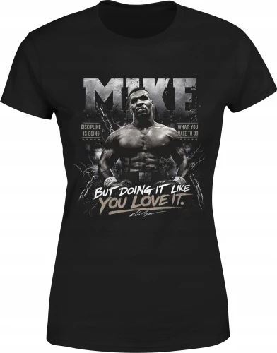 Mike Tyson boks legenda sport mistrz ringu Damska koszulka color:#000000