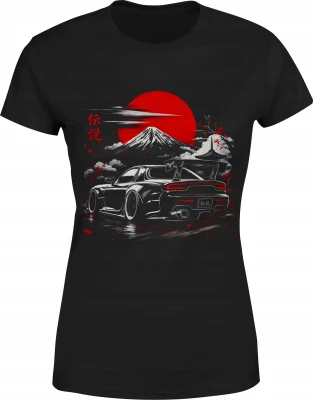 JDM Tokyo Racing Culture Japonia Drift Tuning Damska koszulka