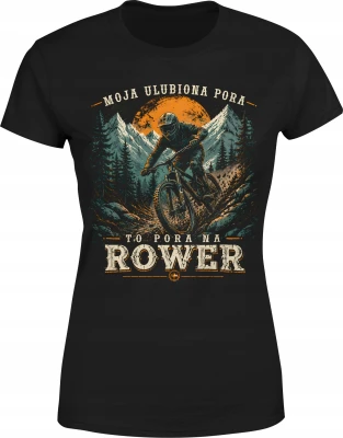 Moja Ulubiona Pora To Pora Na Rower Damska koszulka