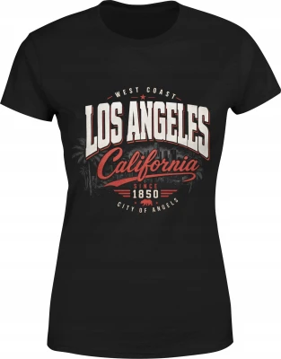 Los Angeles California West Coast USA  Damska koszulka