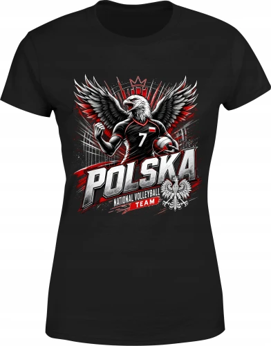 Polska Siatkówka Orzeł Reprezentacja Narodowa Volley Damska koszulka 