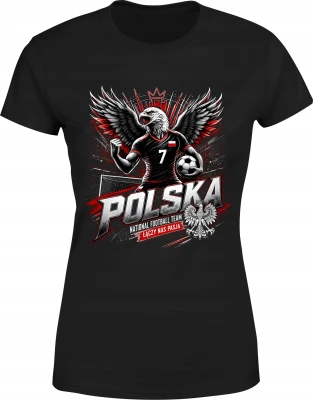 Polska Piłka Nożna Orzeł Reprezentacja Narodowa Futbol Damska koszulka