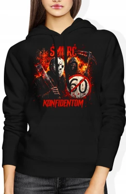 Śmierć Konfidentom Mroczny Reaper Maska Damska bluza z kapturem