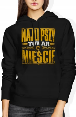 Najlepszy towar w mieście uliczny styl Damska bluza z kapturem
