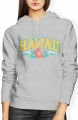 Hawaii tropikalne wakacje summer beach Damska bluza z kapturem 
