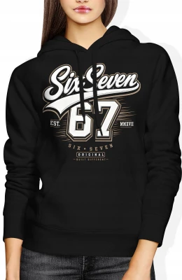Six Seven 6 7 original est styl Damska bluza z kapturem