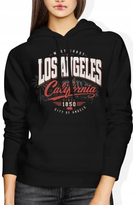 Los Angeles California West Coast USA  Damska bluza z kapturem