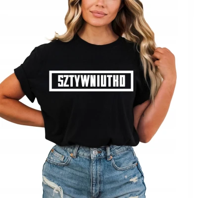 Koszulka Sztywniutko damska z nadrukiem
