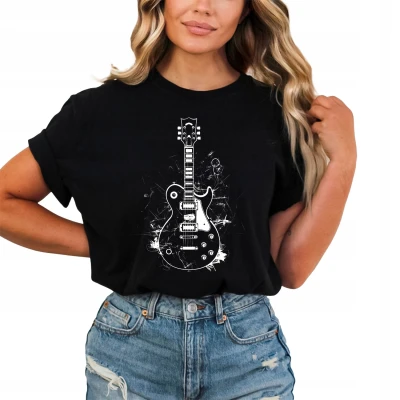 Gitara Elektryczna Damska koszulka