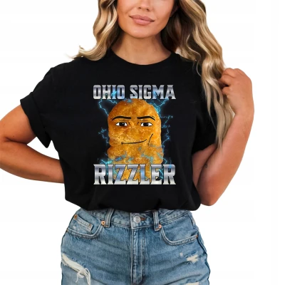 Chicken Nugget T-shirt koszulka damska z nadrukiem