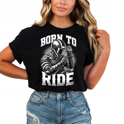Koszulka Born to Ride damska