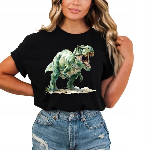 Koszulka z dinozaurem damska 