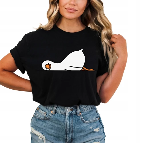 Z Leżącą Gęsią Goose Damska koszulka 