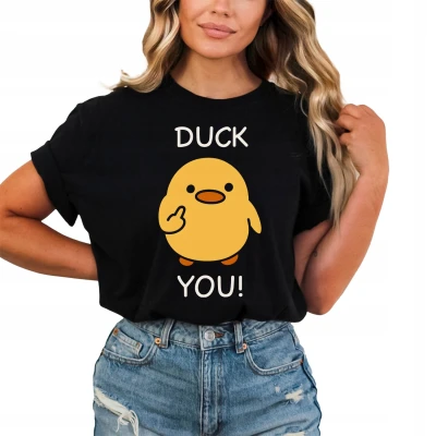 Kaczka Duck You Damska koszulka