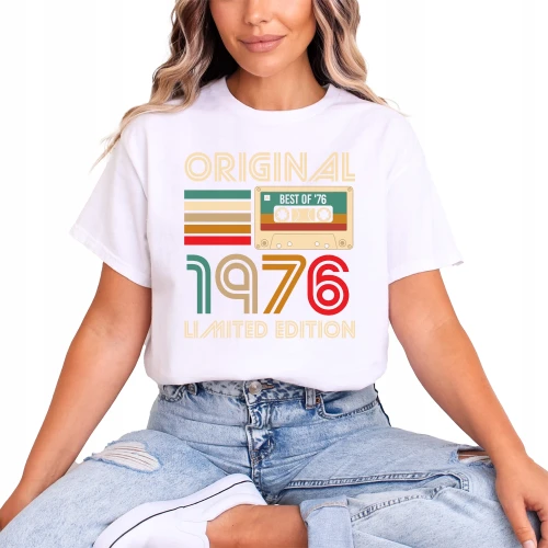 Koszulka 1976 damska z nadrukiem 