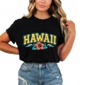 Hawaii tropikalne wakacje summer beach Damska koszulka 